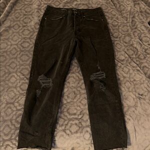 wild fable Black Distressed Chinos - Slim Casual Fit